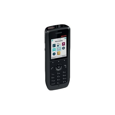Ascom d63 Talker - Handset estensione cordless - con interfaccia Bluetooth - DECT - nero
