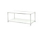 Libreria Easy System - 2 ripiani - acciaio cromato - 80x40x40,5 cm - bianco - Serena Group