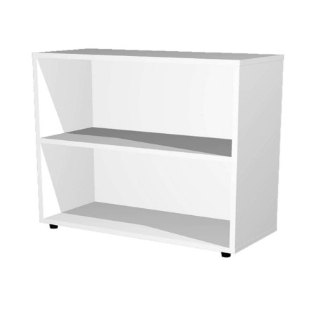 Libreria modulare bassa - a giorno - 76 x 32 x 81,5 cm - bianco