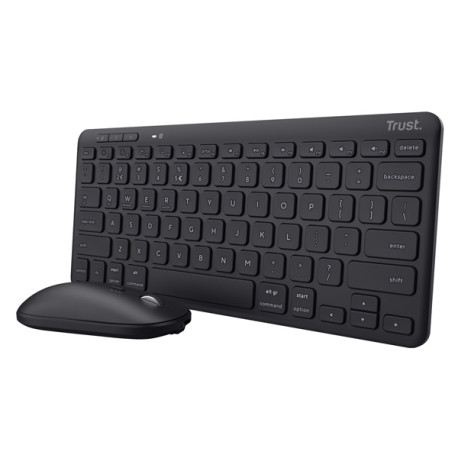 Tastiera e mouse Lyra - con ricevitore - wireless - Trust