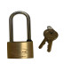 Lucchetto ad arco lungo - 40 mm - acciaio cromato - Metalplus