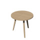 Tavolo riunione tondo Woody - diametro 80 cm - rovere