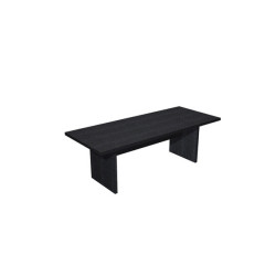 Tavolo riunioni Prestige - 220 x 100 x 74 cm - nero venato
