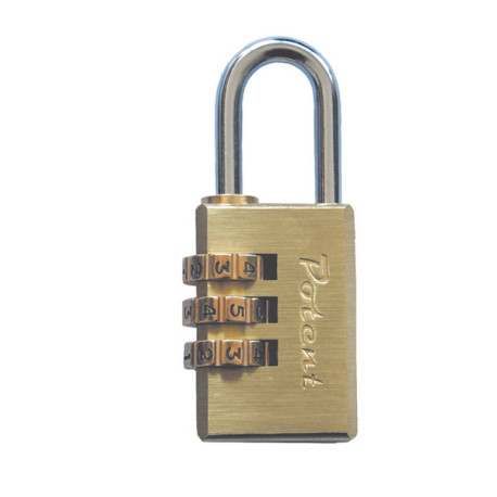 Lucchetto con combinazione - 27,5 mm - Metalplus