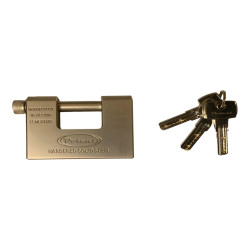 Lucchetto monoblocco - per serrande - acciaio temprato - Metalplus