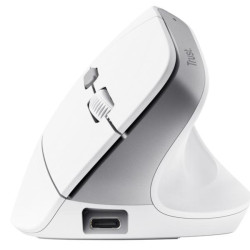 Trust BAYO+ MOUSE WIRELESS ERGONOMICO VERTICALE RICARICABILE - MULTI CONNESSIONE 2 BT + 1 WL 2,4GHz-