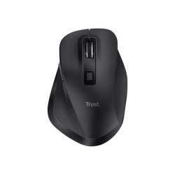Trust Fyda Comfort - Mouse - eco - ergonomico - per destrorsi - ottica - 6 pulsanti - senza fili - 2