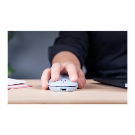 Trust Puck - Mouse - per destrorsi e per sinistrorsi - ottica - 4 pulsanti - senza fili - Bluetooth,