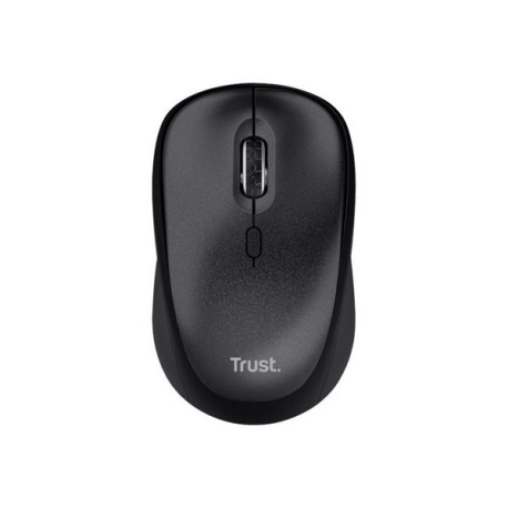 Trust TM-201 - Mouse - silenzioso - per destrorsi - ottica - 4 pulsanti - senza fili - 2.4 GHz - ric
