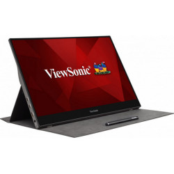 Viewsonic TD1655, 39,6 cm (15.6"), 1920 x 1080 Pixel, Full HD, LED, 6,5 ms, Nero, Argento