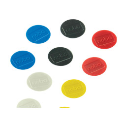 Magneti - diametro 3,8 cm - colori assortiti - Nobo - conf. 10 pezzi