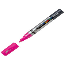 Marcatore a base d'acqua Graduate Mark All  - punta tonda 2mm - rosa fluo - Lyra