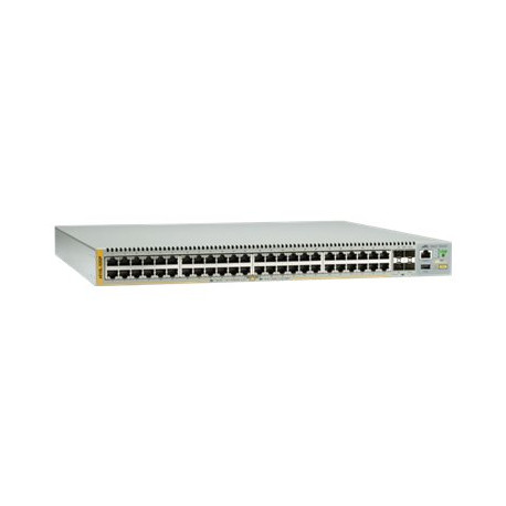 Allied Telesis AT x510L-52GP - Switch - L3 - gestito - 48 x 10/100/1000 (PoE+) + 4 x 10 Gigabit Ethernet (on Demand) / 1 Gigabi