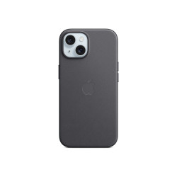 Apple - Cover per cellulare - Compatibilità MagSafe - microtwill, tessuto FineWoven - nero - per iPhone 15
