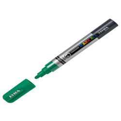 Marcatore a base d'acqua Graduate Mark All  - punta tonda 2mm - verde smeraldo - Lyra