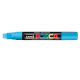 Marcatore a base d'acqua Uni Posca PC17K - punta extra large a scalpello 15,0mm  - azzurro - Uni Mitsubishi