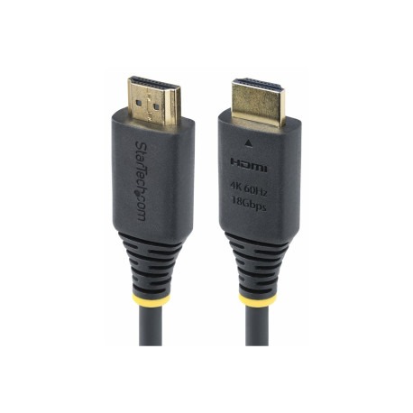 StarTech.com 1.6ft (50cm) Premium Certified High Speed HDMI Cable, 4K60Hz - Alta velocità premium - cavo HDMI - HDMI maschio a 