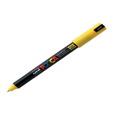 Marcatore a base d'acqua Uni Posca Pen PC1M - punta extra fine 0,7mm - giallo  - Uni Mitsubishi