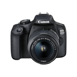 Canon EOS 2000D - Fotocamera digitale - SLR - 24.1 MP - APS-C - 1080p / 30 fps - 3zoom ottico x lente EF-S 18-55mm IS II - Wi-F