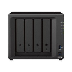 Synology Disk Station DS923+ - Server NAS - 4 alloggiamenti - SATA 6Gb/s / eSATA - RAID 0, 1, 5, 6, 10, JBOD - RAM 4 GB - Gigab
