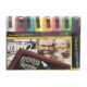Marcatore a gesso liquido - punta media 2,00 - 6,00 mm - mix 8 colori - Securit - conf. 8 pezzi