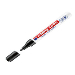 Marcatore a gesso liquido 4095 - punta tonda - da 2 a 3mm - nero - Edding
