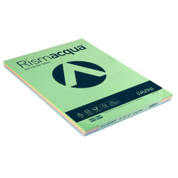 Carta Rismacqua - A3 - 140 gr - mix 5 colori - Favini - conf. 200 fogli