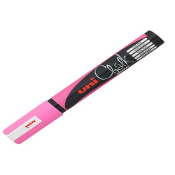 Marcatore a gesso liquido Uni Chalk Marker - punta tonda da 1,80-2,50mm - rosa fluo - Uni Mitsubishi