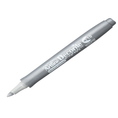 Marcatore Decorite - punta tonda - 1.0 mm - argento - Artline