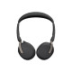 Jabra Evolve2 65 Flex UC Stereo - Cuffie con microfono - on-ear - Bluetooth - senza fili - eliminazione rumore attivata - USB-C