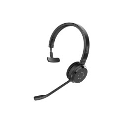 Jabra Evolve 65 TE Mono - Cuffie con microfono - over ear - Bluetooth - senza fili - USB-A tramite adattatore Bluetooth - isola
