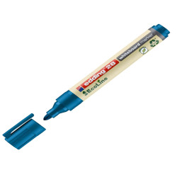 Marcatore per lavagne bianche 28 EcoLine - punta conica - da 1,5 a 3 mm - blu - Edding