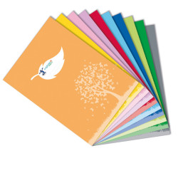 Coprimaxi Green - c/tasche - 21 x 30 cm - carta 120 gr - rosa - Colorosa