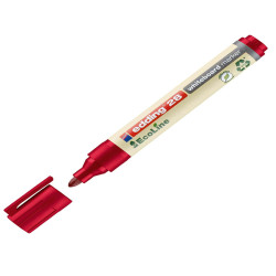 Marcatore per lavagne bianche 28 EcoLine - punta conica - da 1,5 a 3 mm - rosso - Edding