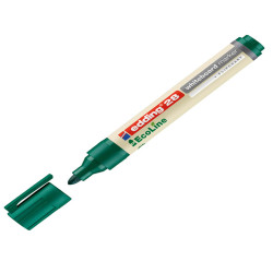 Marcatore per lavagne bianche 28 EcoLine - punta conica - da 1,5 a 3 mm - verde - Edding