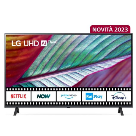 LG UHD, 4K, 5 Gen6, HDR10, 20W, 3 HDMI, Game Optimizer, Wi-Fi 5, Smart TV WebOS 23