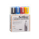 Marcatore per tessuto - punta tonda 2.0 mm - colori assortiti - Artline - conf. 4 pezzi