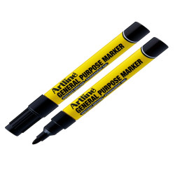 Marcatore permanente - multiuso - punta tonda 1,5 mm - nero - Artline