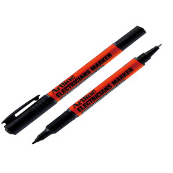 Marcatore permanente - per elettricisti - a doppia punta 0,4-1,0 mm - nero - Artline