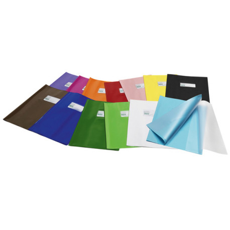 Coprimaxi GreenLine - c/alette - PVC - 220 mic - 21 x 30 cm - lucido coprente - blu - Colorosa