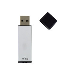 Nilox PENDRIVE SERIGRAFABILE - Chiavetta USB - 16 GB - USB 2.0 - argento