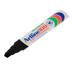 Marcatore permanente A 100 - punta scalpello jumbo - 7,50 - 12,00 mm - nero - Artline