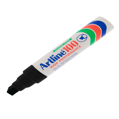 Marcatore permanente A 100 - punta scalpello jumbo - 7,50 - 12,00 mm - nero - Artline
