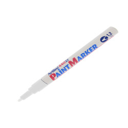 Marcatore permanente A 440 - a vernice - punta tonda fine - 1,2 mm - bianco - Artline