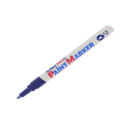 Marcatore permanente A 440 - a vernice - punta tonda fine - 1,2 mm - blu - Artline