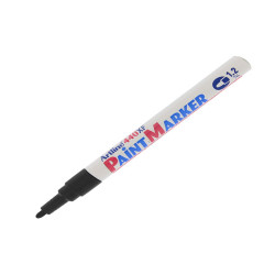 Marcatore permanente A 440 - a vernice - punta tonda fine - 1,2 mm - nero - Artline