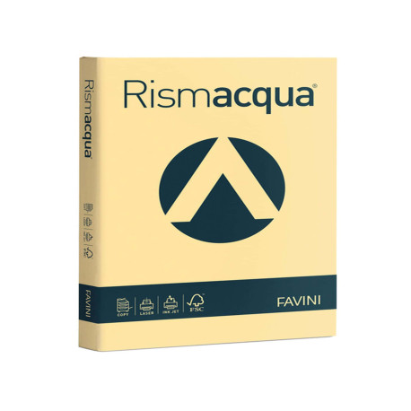 Carta Rismacqua - A4 - 140 gr - camoscio 02 - Favini - conf. 200 fogli