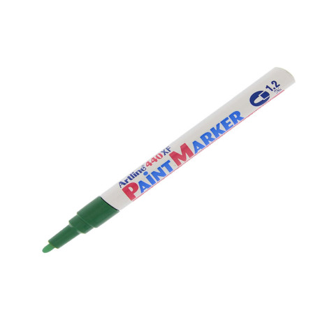 Marcatore permanente A 440 - a vernice - punta tonda fine - 1,2 mm - verde - Artline
