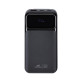 Rivacase Battery Bank (20000 mAh) 22,5W fast charger con 3 cavi integrati ( di cui type C ed Usb con funzione ricarica ) Nera