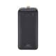 Rivacase Battery Bank con LCD 30.000 mAh PD 65W per Laptop Nera